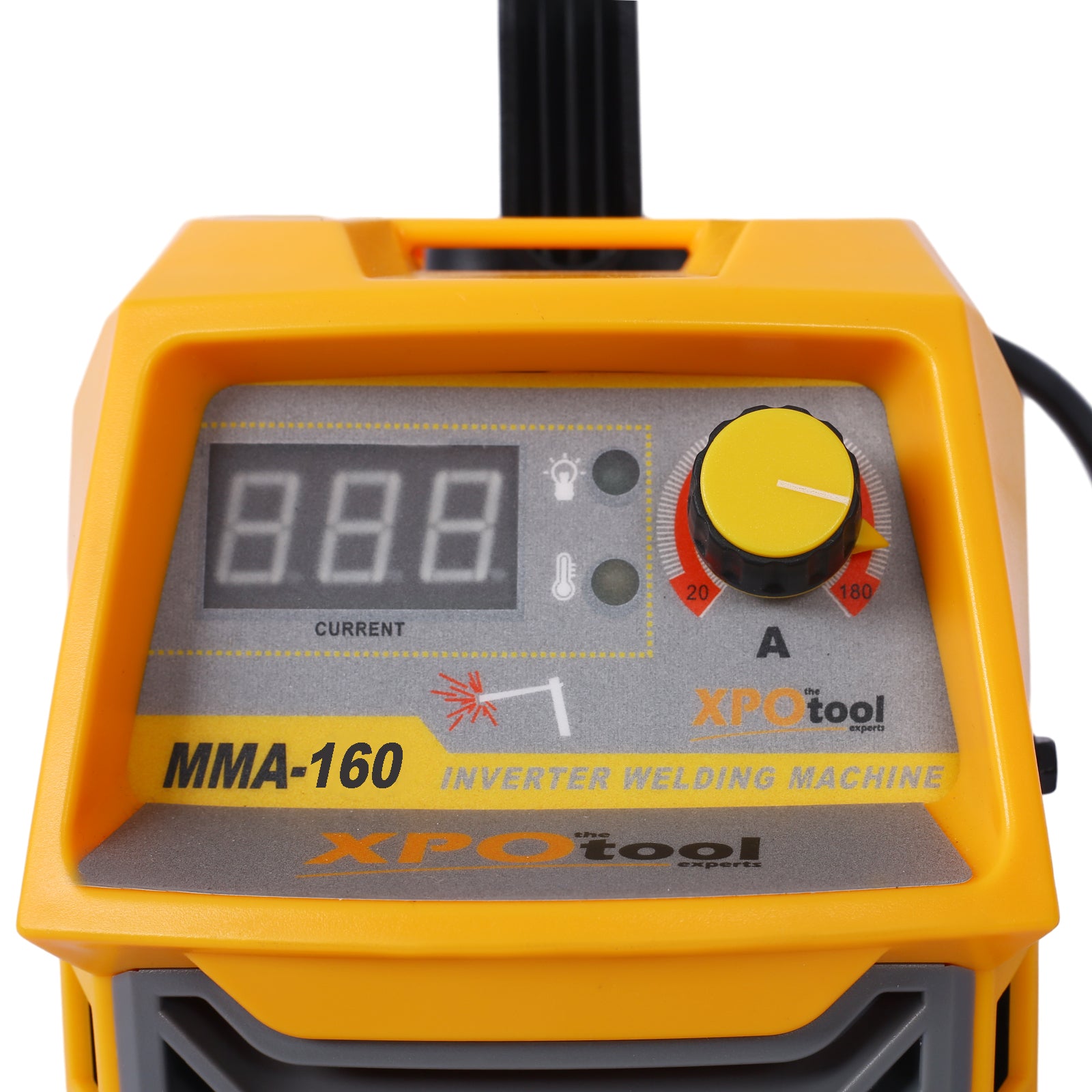 110/220V MMA Welder, 160A Stick ARC Welding Machine IGBT Inverter Digital Display LCD Hot Start Welder with Electrode Holder, Work Clamp, Input Power Adapter Cable Dual Voltage DC