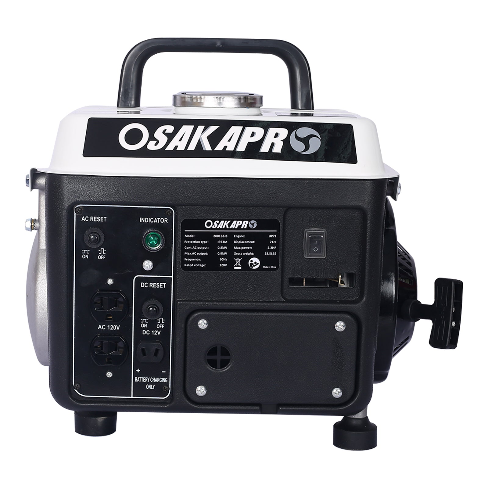 Portable Generator, Outdoor generator Low Noise, Gas Powered Generator,Generators for Home Use EPA Compliant