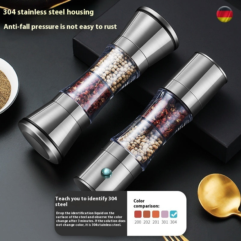 304 Double-headed Stainless Steel Pepper Grinder