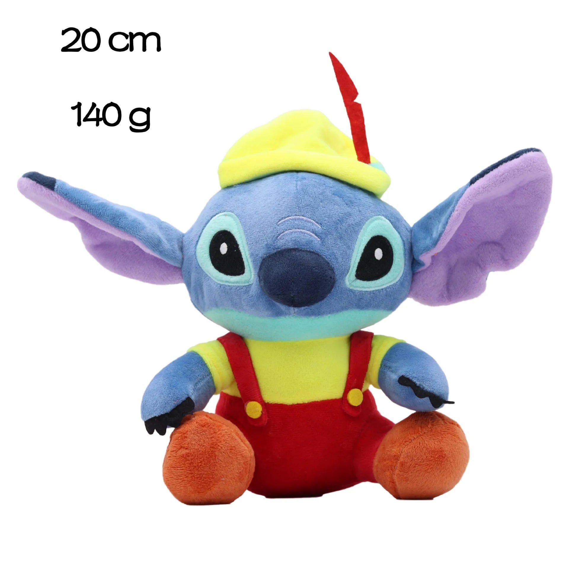 Genuine Disney Stitch 20-25CM Plush Toy Anime Lilo & Stitch Stuffed Toys Kawaii Cartoon Cute Pillow Doll Toys Kids Birthday Gift