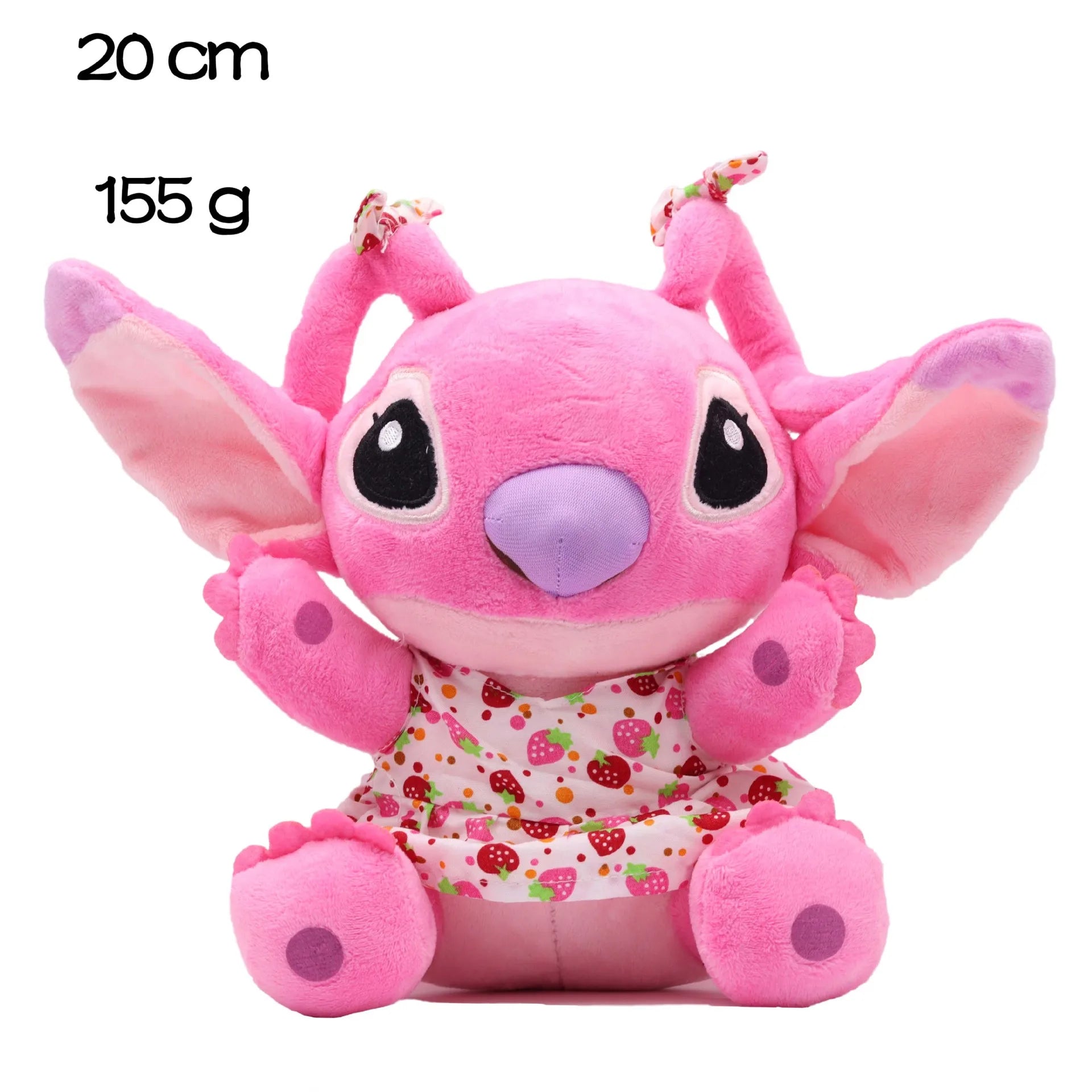 Genuine Disney Stitch 20-25CM Plush Toy Anime Lilo & Stitch Stuffed Toys Kawaii Cartoon Cute Pillow Doll Toys Kids Birthday Gift