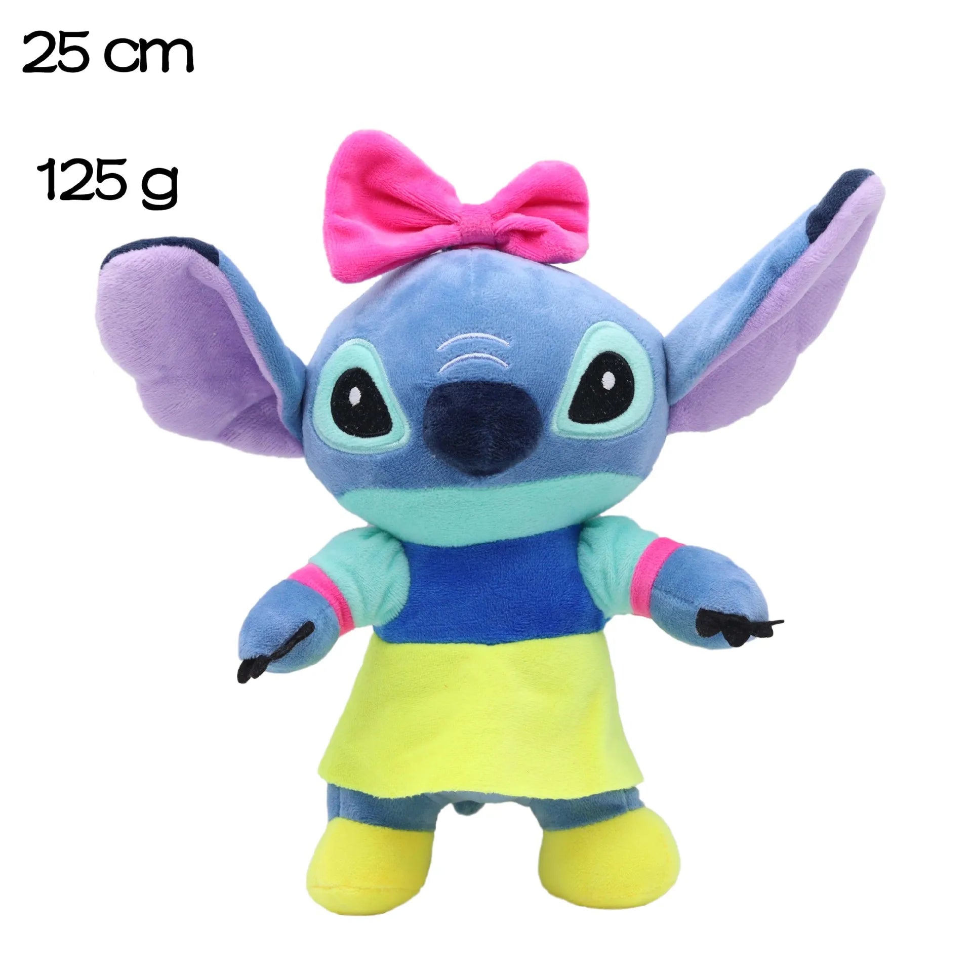 Genuine Disney Stitch 20-25CM Plush Toy Anime Lilo & Stitch Stuffed Toys Kawaii Cartoon Cute Pillow Doll Toys Kids Birthday Gift