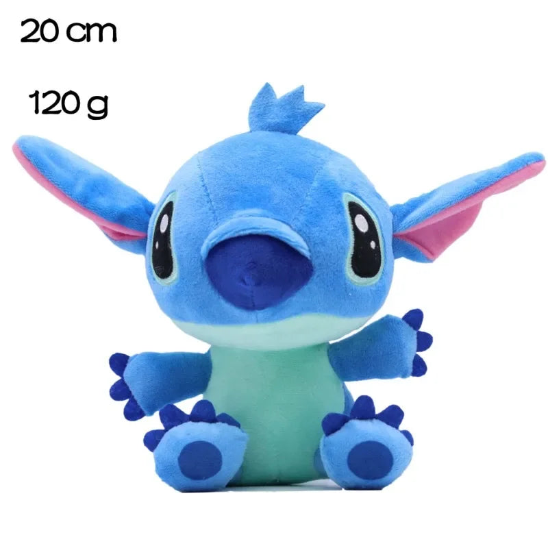 Genuine Disney Stitch 20-25CM Plush Toy Anime Lilo & Stitch Stuffed Toys Kawaii Cartoon Cute Pillow Doll Toys Kids Birthday Gift