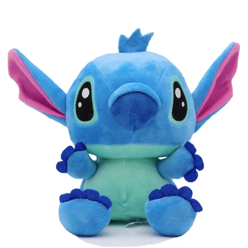 Genuine Disney Stitch 20-25CM Plush Toy Anime Lilo & Stitch Stuffed Toys Kawaii Cartoon Cute Pillow Doll Toys Kids Birthday Gift