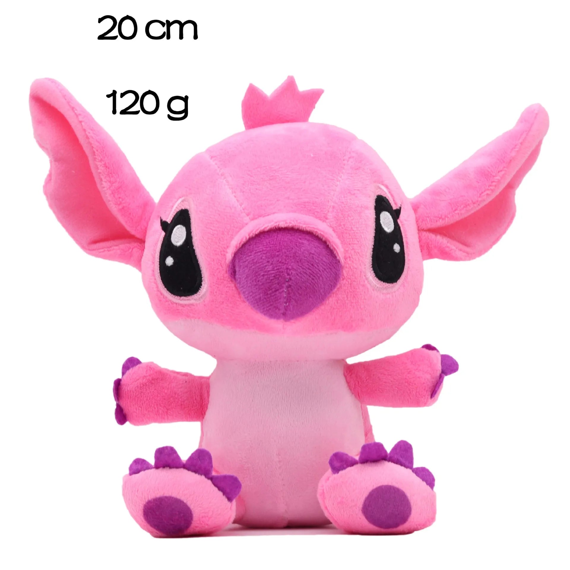 Genuine Disney Stitch 20-25CM Plush Toy Anime Lilo & Stitch Stuffed Toys Kawaii Cartoon Cute Pillow Doll Toys Kids Birthday Gift