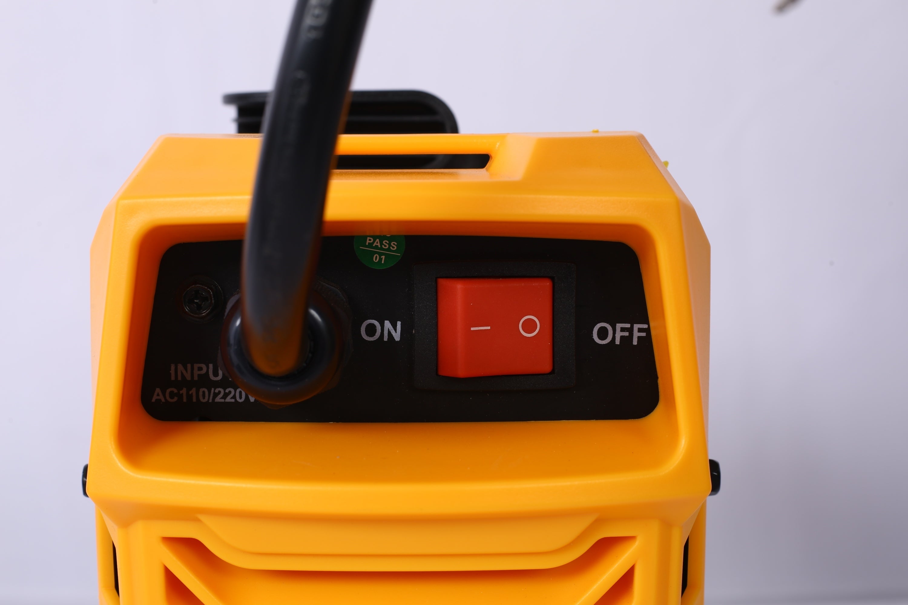 110/220V MMA Welder, 180A Stick ARC Welding Machine IGBT Inverter Digital Display LCD Hot Start Welder with Electrode Holder, Work Clamp, Input Power Adapter Cable Dual Voltage DC