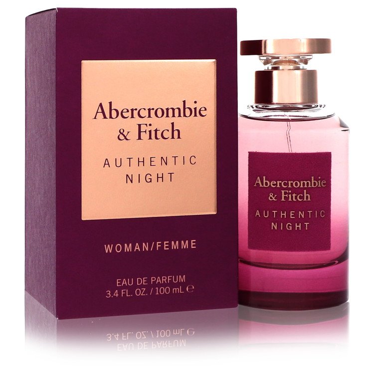 Abercrombie & Fitch Authentic Night by Abercrombie & Fitch Eau De Parfum Spray 3.4 oz Women