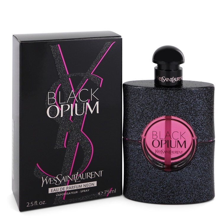 Black Opium by Yves Saint Laurent Eau De Parfum Neon Spray 2.5 oz Women