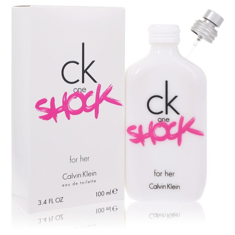 CK One Shock by Calvin Klein Eau De Toilette Spray 3.4 oz Women
