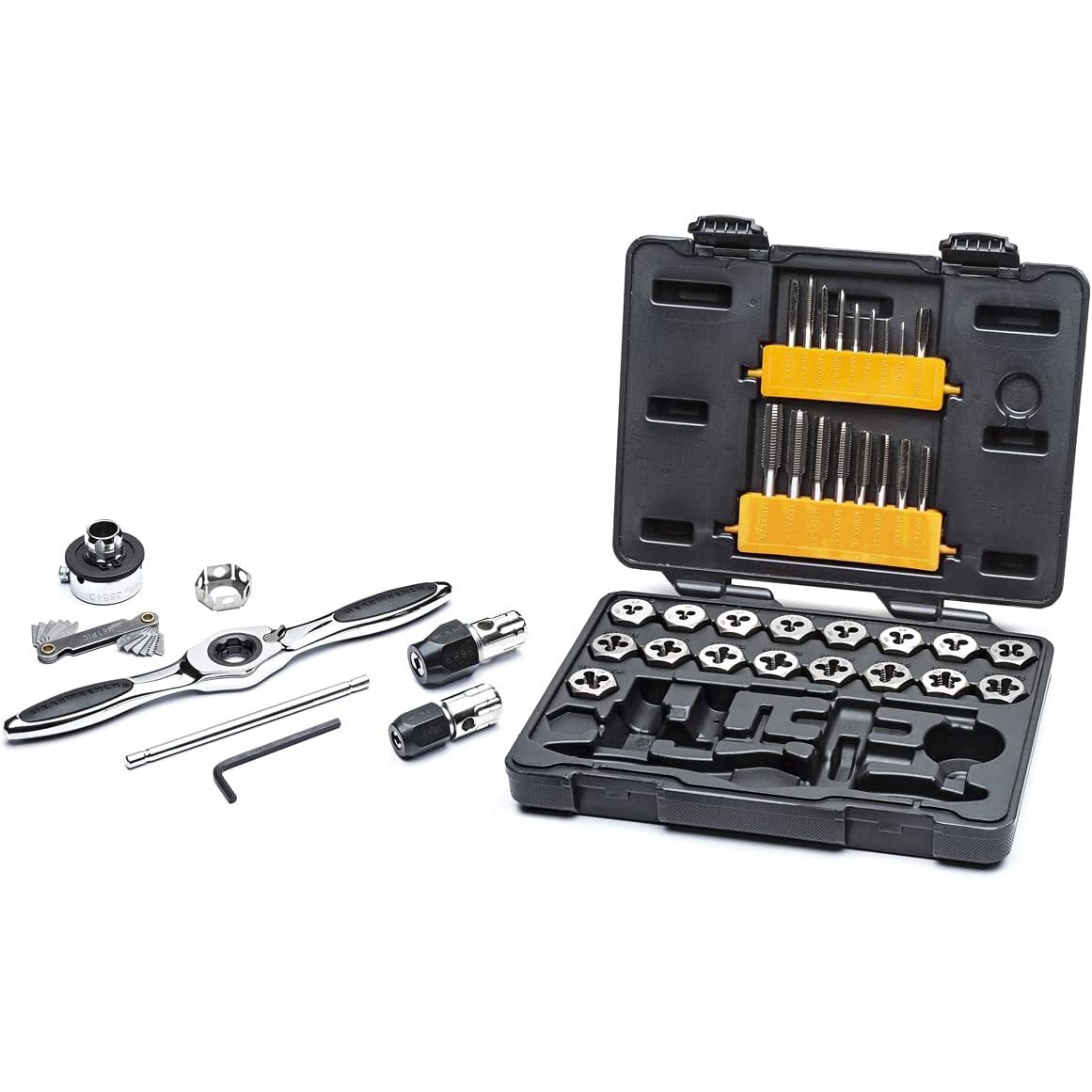 GEARWRENCH 42 Piece Ratcheting Tap & Die Set, Metric - 3886