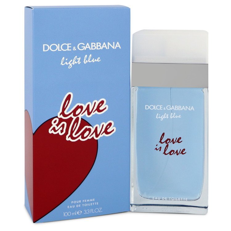 Light Blue Love Is Love by Dolce & Gabbana Eau De Toilette Spray 3.3 oz Women
