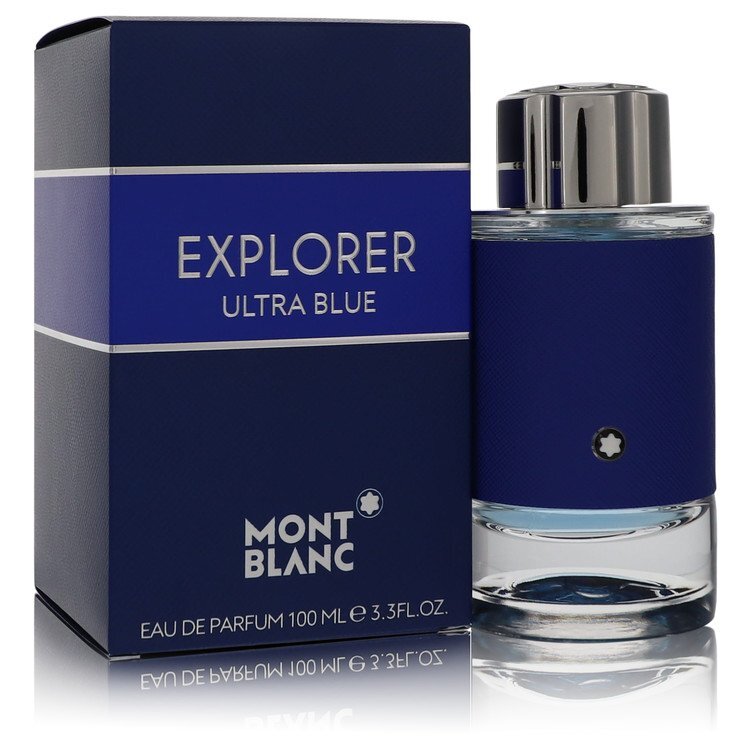 Montblanc Explorer Ultra Blue by Mont Blanc Eau De Parfum Spray 3.3 oz Men