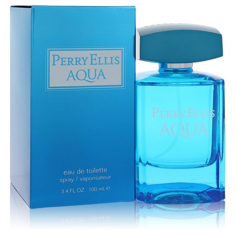 Perry Ellis Aqua by Perry Ellis Eau De Toilette Spray 3.4 oz Men