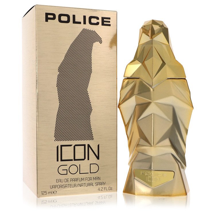 Police Icon Gold by Police Colognes Eau De Parfum Spray 4.2 oz Men