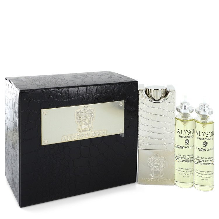 Rhum D'hiver by Alyson Oldoini Eau De Parfum Refillable Spray Includes 3 x 20ml Refills and Atomizer 2 oz Men