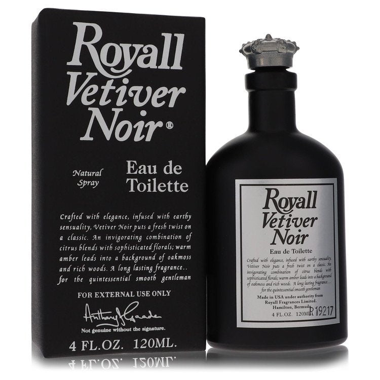 Royall Vetiver Noir by Royall Fragrances Eau de Toilette Spray 4 oz Men