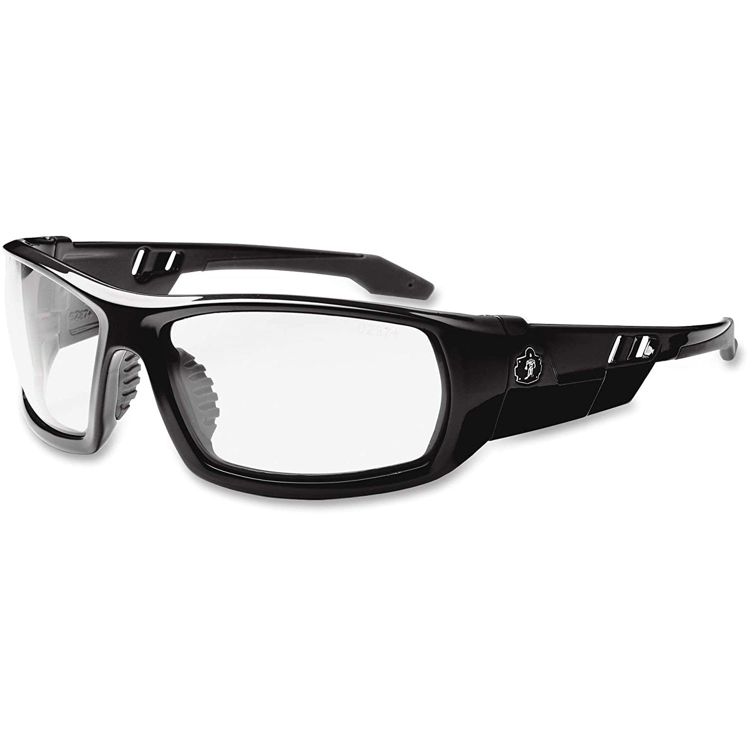 Skullerz Odin Polarized Safety Sunglasses - Black Frame, Copper Lens