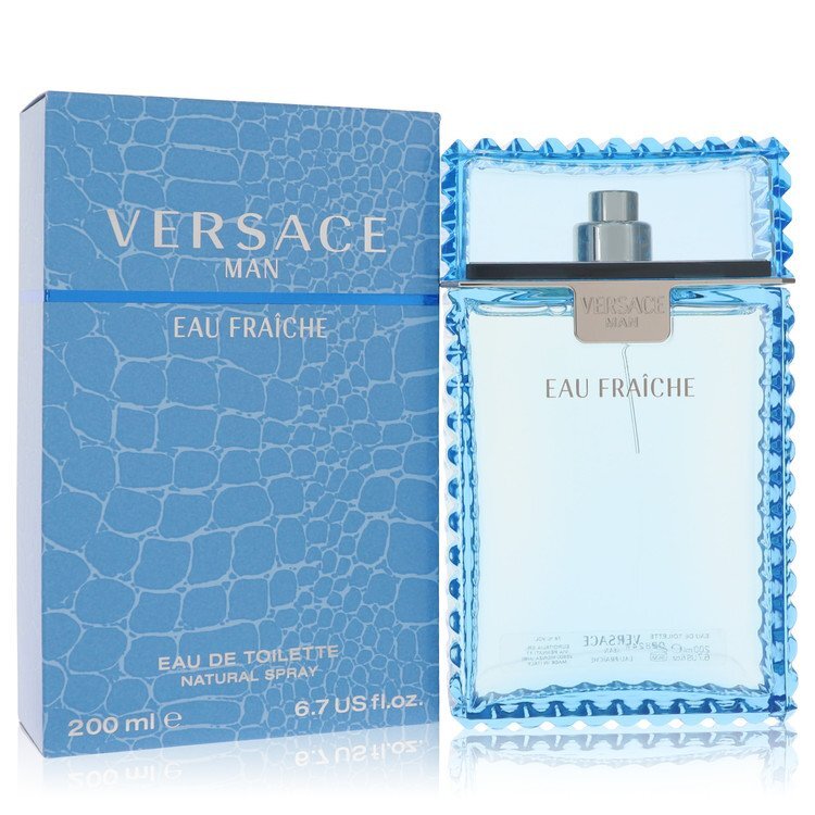 Versace Man by Versace Eau Fraiche Eau De Toilette Spray Blue 6.7 oz Men